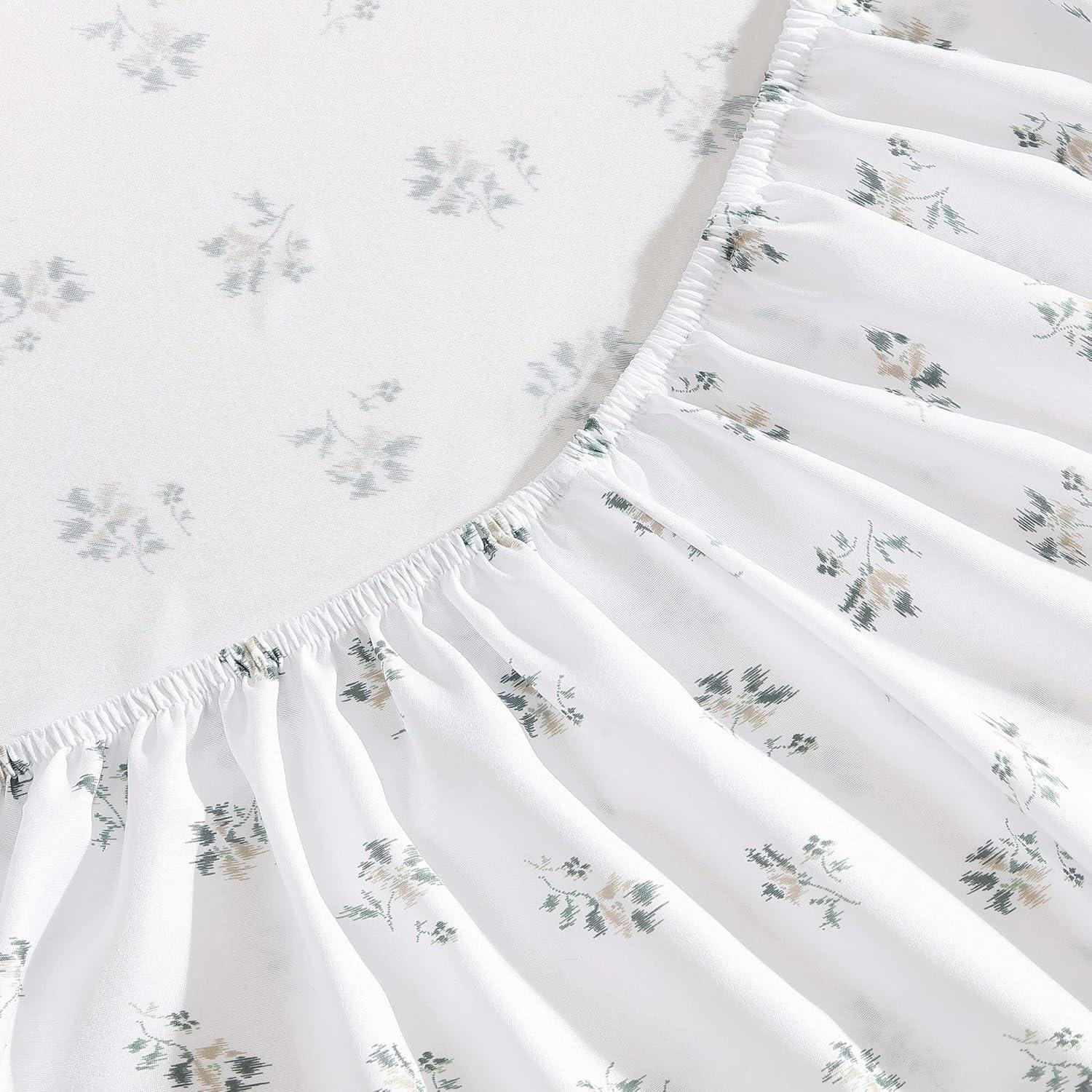 imageWrangler Twin Bed Sheets UltraSoft ampamp Lightweight Bedding with Matching Pillowcase Lightweight Bed Set for All Season Comfort OekoTex Certified Prairieland Paisley BlueSketchy Ditsy Green