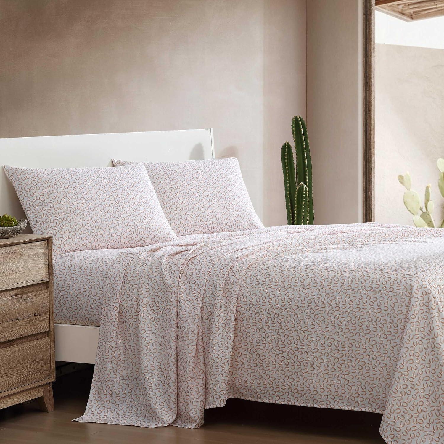 imageWrangler Twin Bed Sheets UltraSoft ampamp Lightweight Bedding with Matching Pillowcase Lightweight Bed Set for All Season Comfort OekoTex Certified Prairieland Paisley BlueHorseshoe Orange