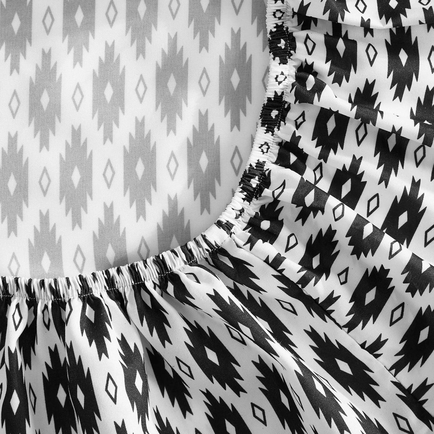 imageWrangler Twin Bed Sheets UltraSoft ampamp Lightweight Bedding with Matching Pillowcase Lightweight Bed Set for All Season Comfort OekoTex Certified Prairieland Paisley BlueBlaze Black