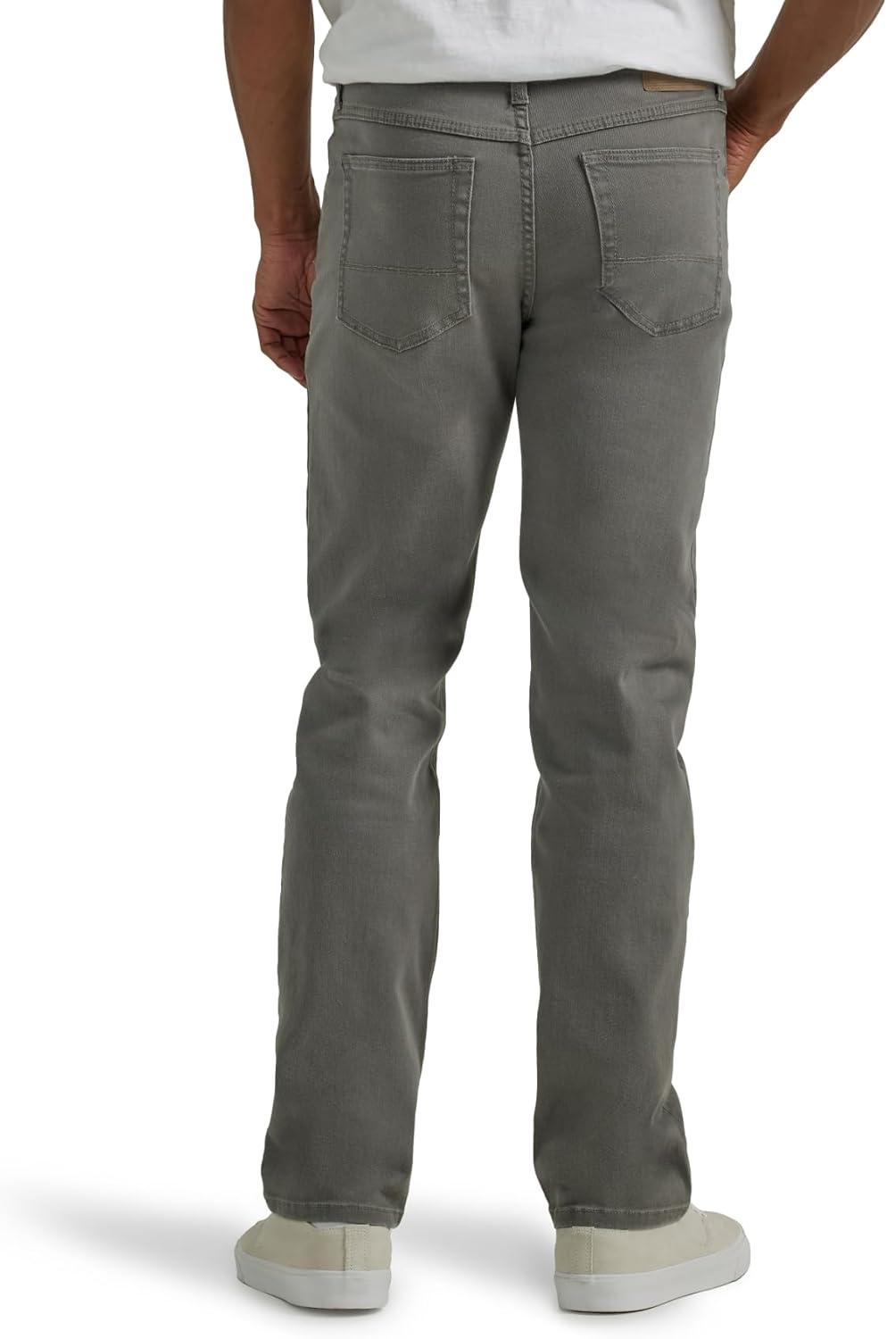 imageWrangler Authentics Mens Classic 5Pocket Regular Fit Flex JeanGargoyle