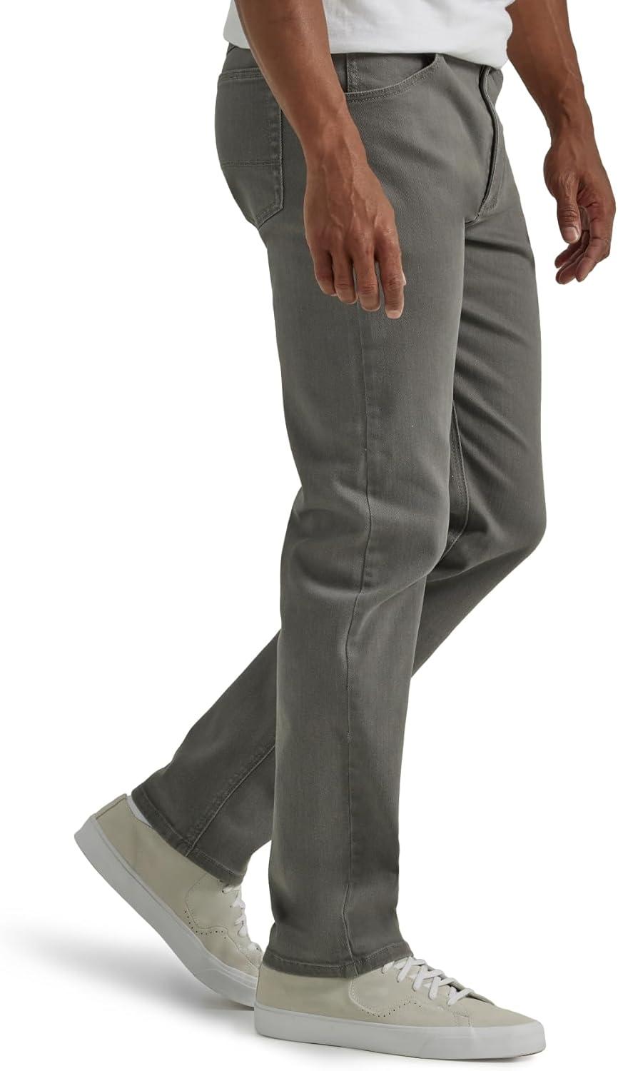 imageWrangler Authentics Mens Classic 5Pocket Regular Fit Flex JeanGargoyle