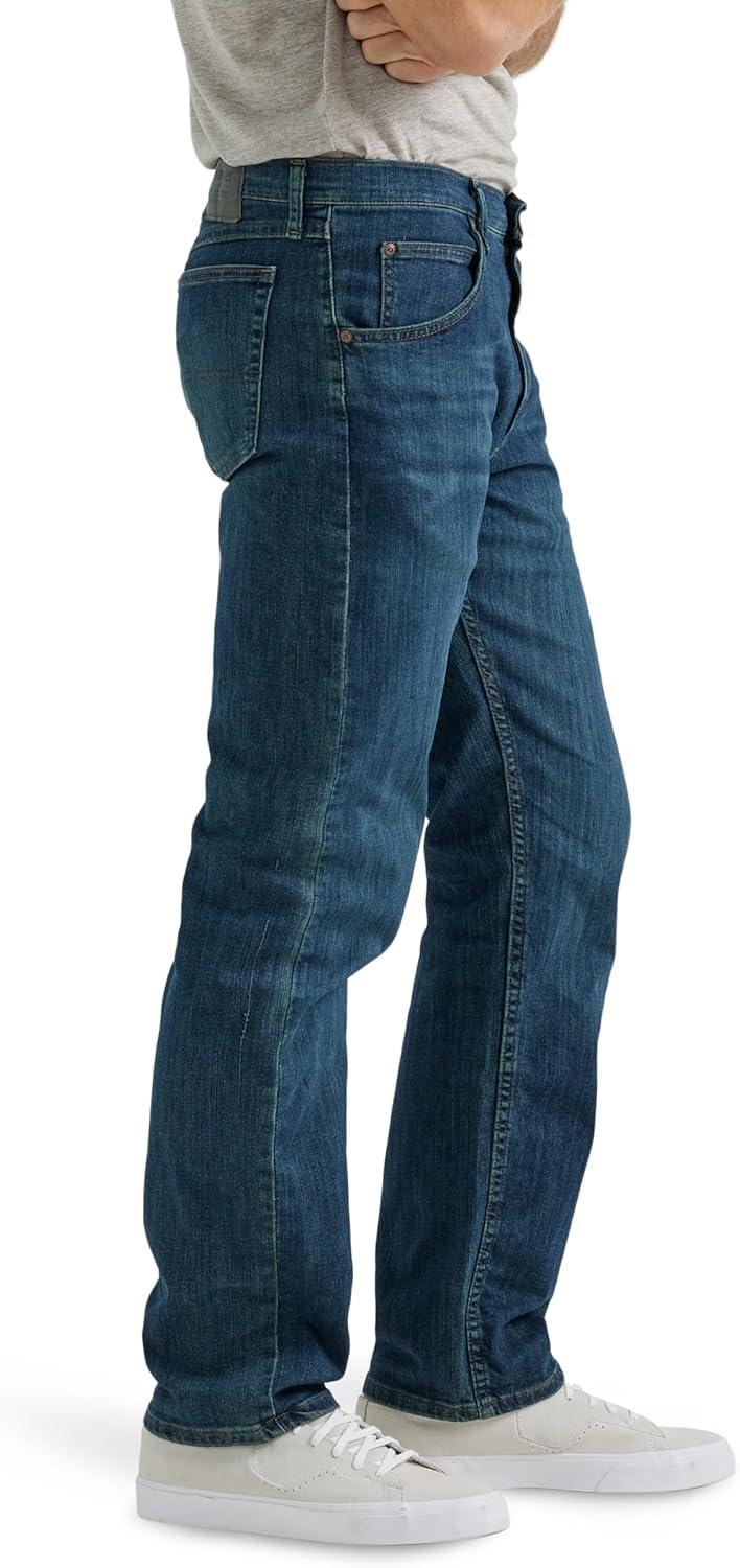 imageWrangler Authentics Mens Classic 5Pocket Regular Fit Flex JeanTwilight Flex