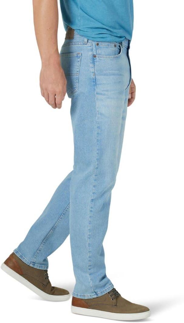 imageWrangler Authentics Mens Comfort Flex Waist Relaxed Fit JeanAaron
