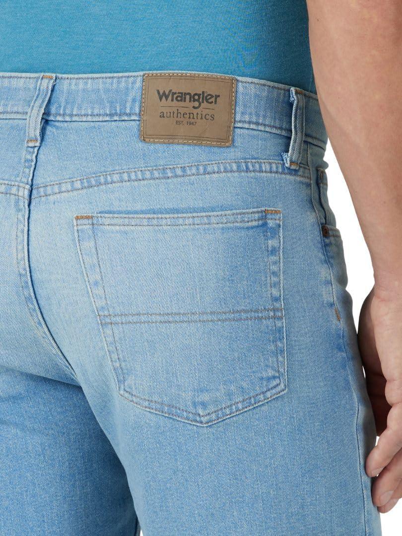 imageWrangler Authentics Mens Comfort Flex Waist Relaxed Fit JeanAaron