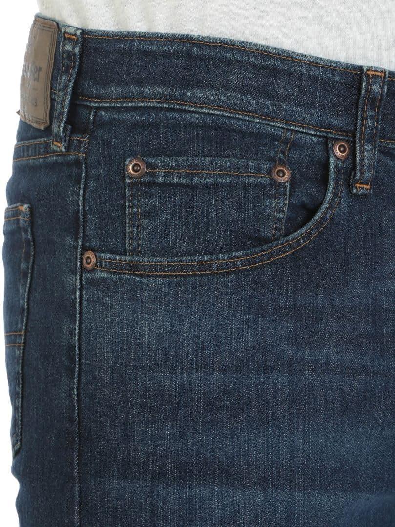 imageWrangler Authentics Mens Comfort Flex Waist Relaxed Fit JeanCarbon