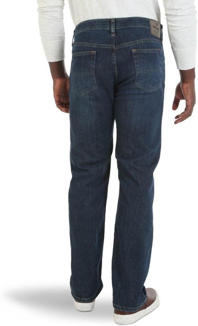 imageWrangler Authentics Mens Comfort Flex Waist Relaxed Fit JeanCarbon