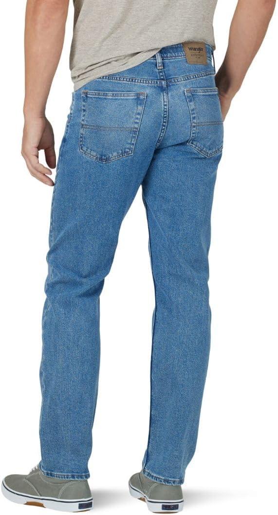 imageWrangler Authentics Mens Comfort Flex Waist Relaxed Fit JeanLeon