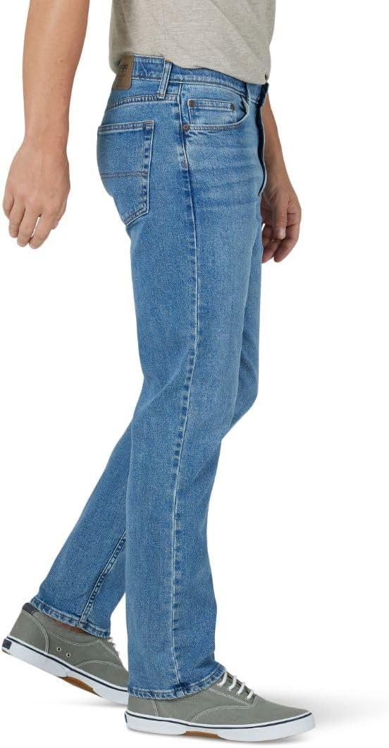 imageWrangler Authentics Mens Comfort Flex Waist Relaxed Fit JeanLeon