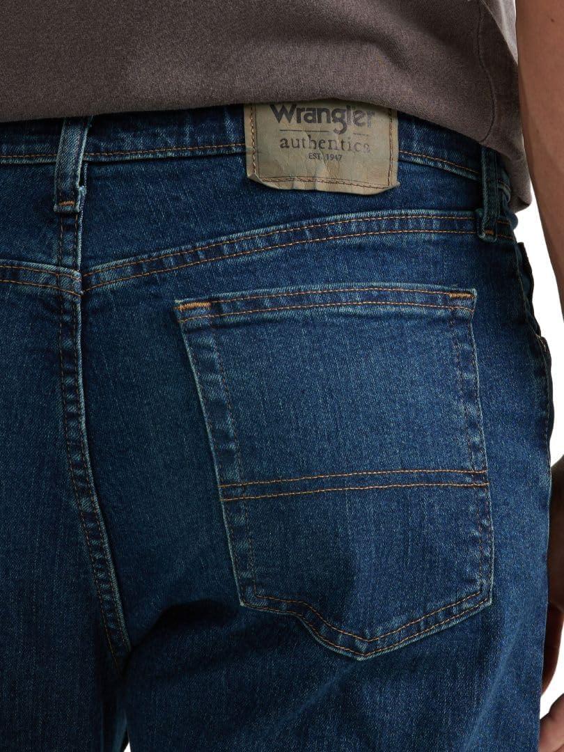 imageWrangler Authentics Mens Regular Fit Comfort Flex Waist JeanRhodes