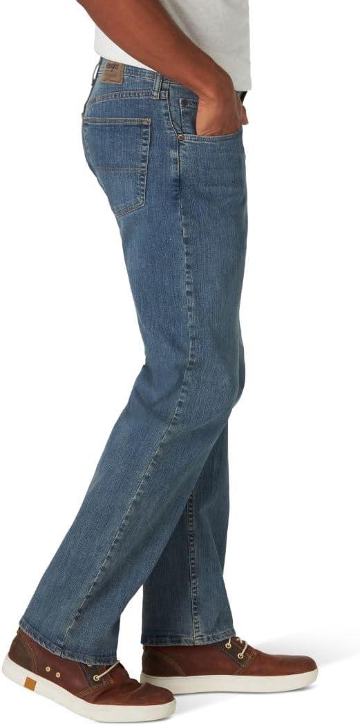 imageWrangler Authentics Mens Regular Fit Comfort Flex Waist JeanSlate