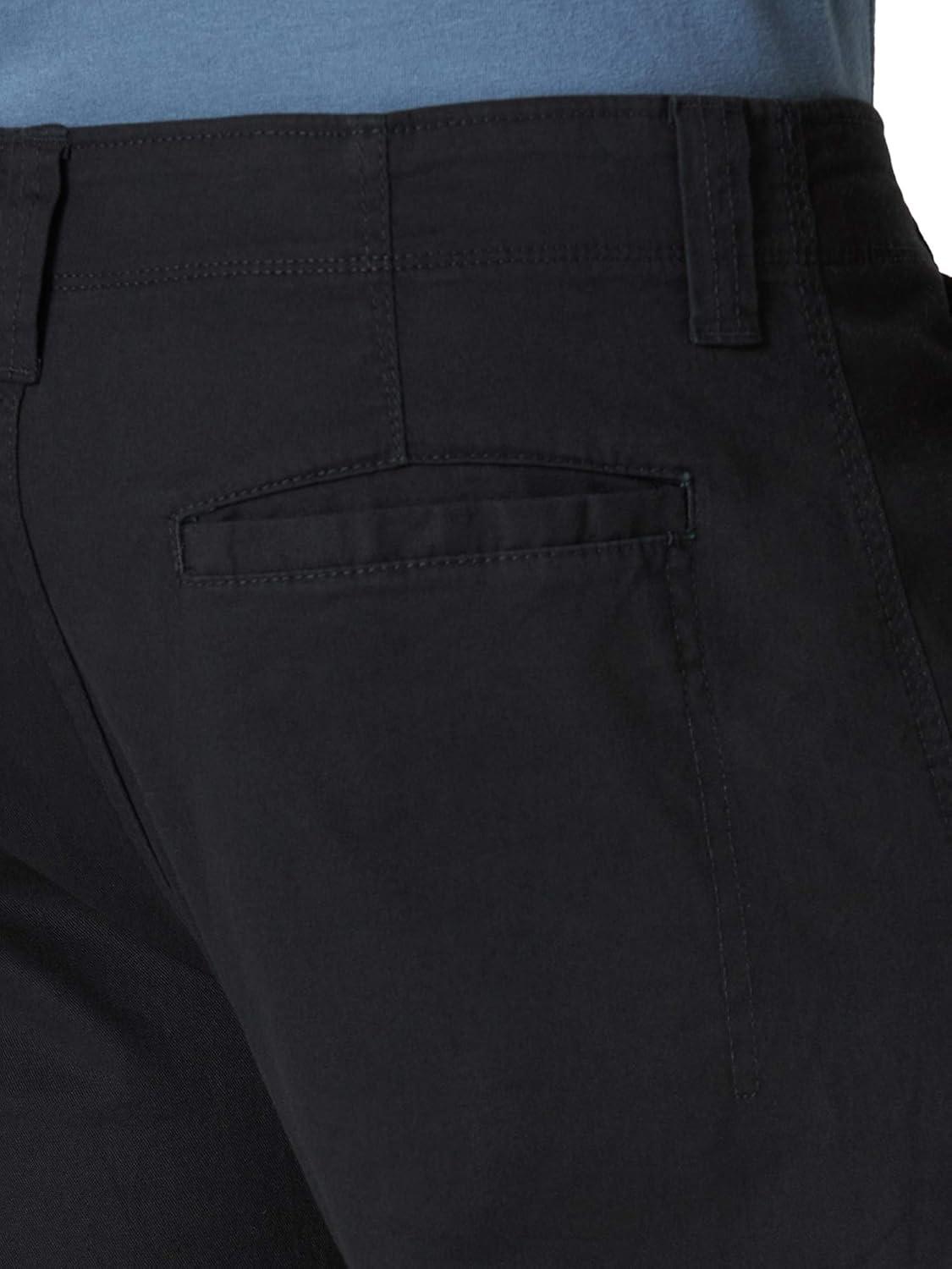 imageWrangler Authentics mens Relaxed Fit Stretch Cargo PantBlack