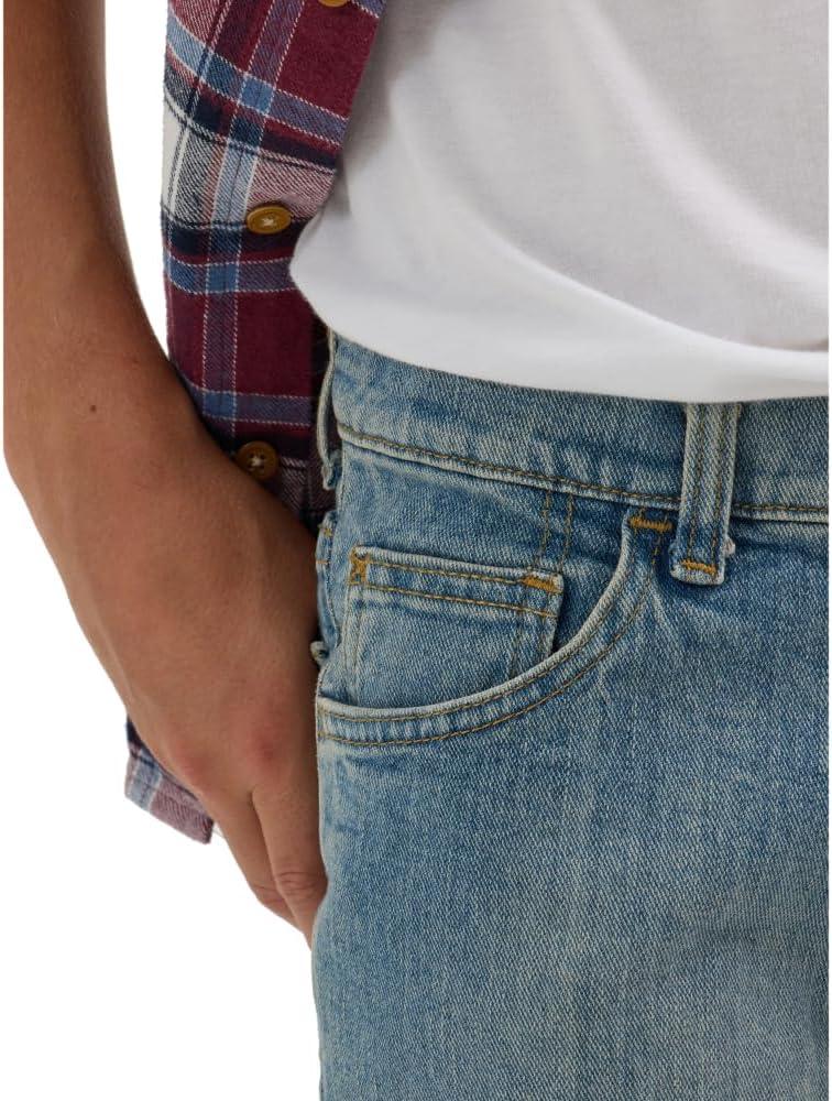 imageWrangler Boys Boot Cut Jean WaldonStonewash Indigo