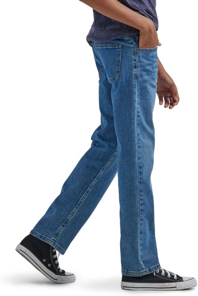 imageWrangler Boys Straight Fit JeanTrue Indigo