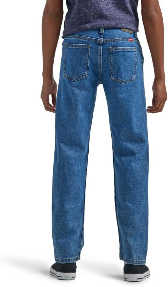 imageWrangler Boys Straight Fit JeanTrue Indigo