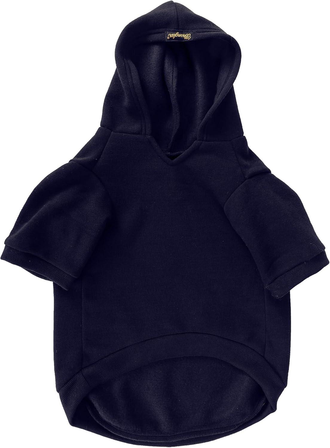 imageWrangler Est Logo Black Dog Hoodie Black MXS