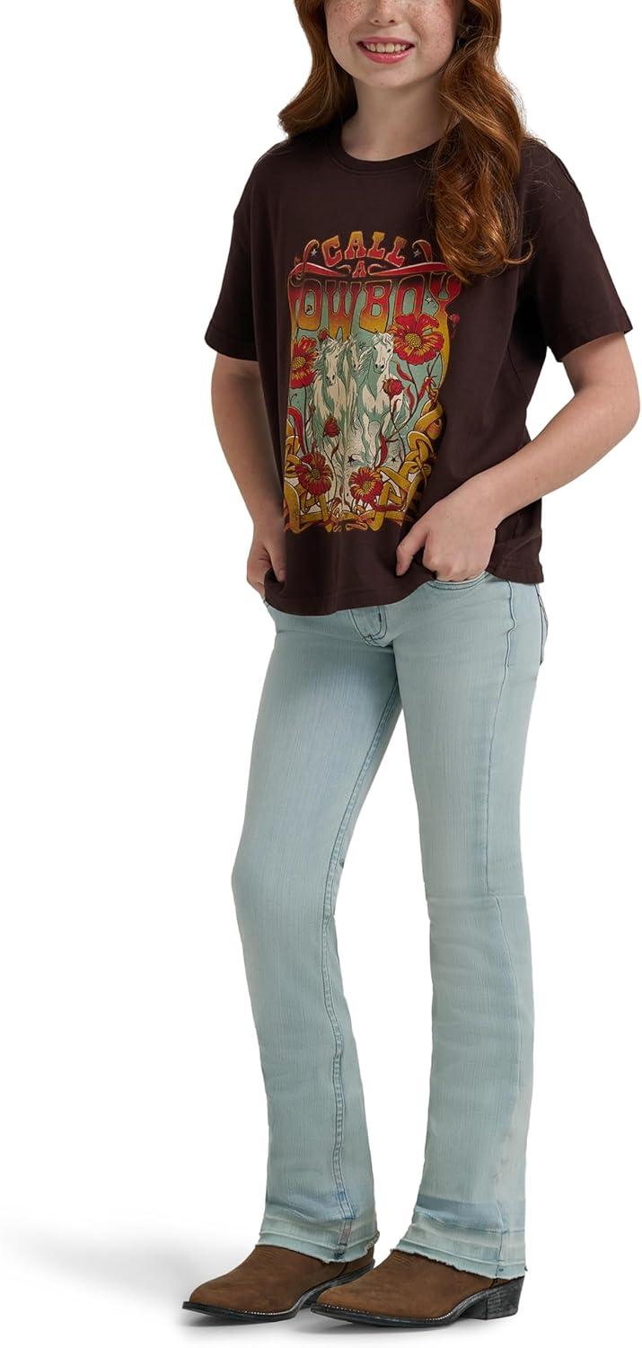 imageWrangler Lainey Wilson Girls Call A Cowboy Tee ShirtCall a Cowboy