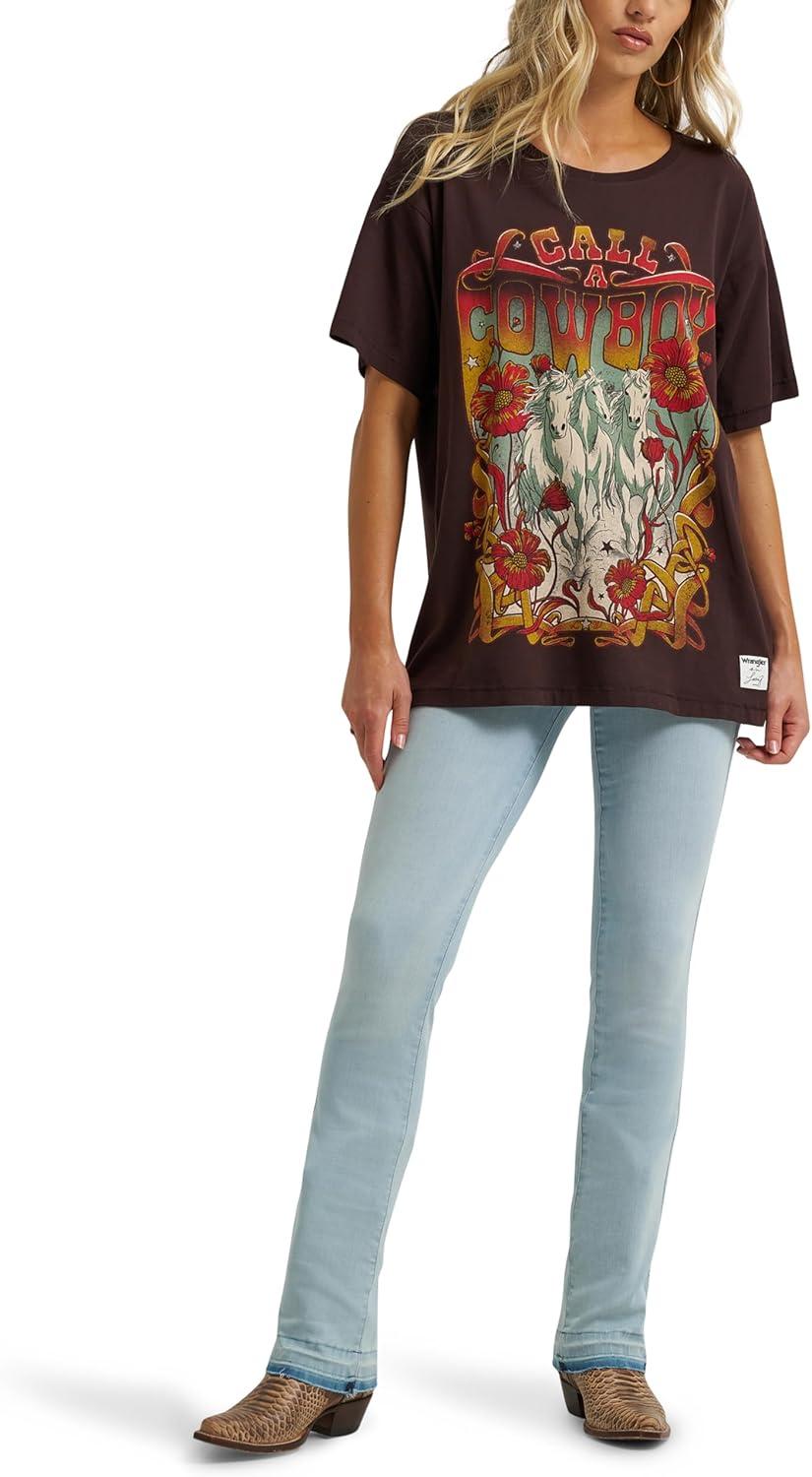 imageWrangler Lainey Wilson Keep On Keep On Tee ShirtCall a Cowboy