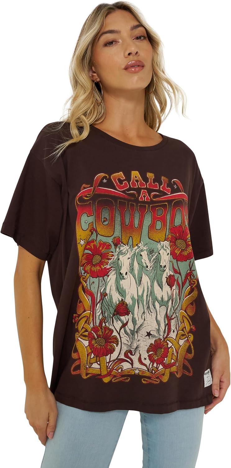 imageWrangler Lainey Wilson Keep On Keep On Tee ShirtCall a Cowboy