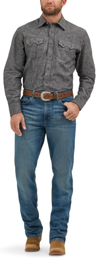 imageWrangler Mens Cody Johnson Competition JeansBlue Stone