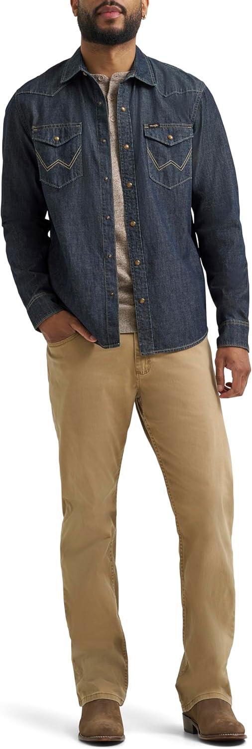 imageWrangler Mens Free to Stretch Straight Fit JeanAcorn