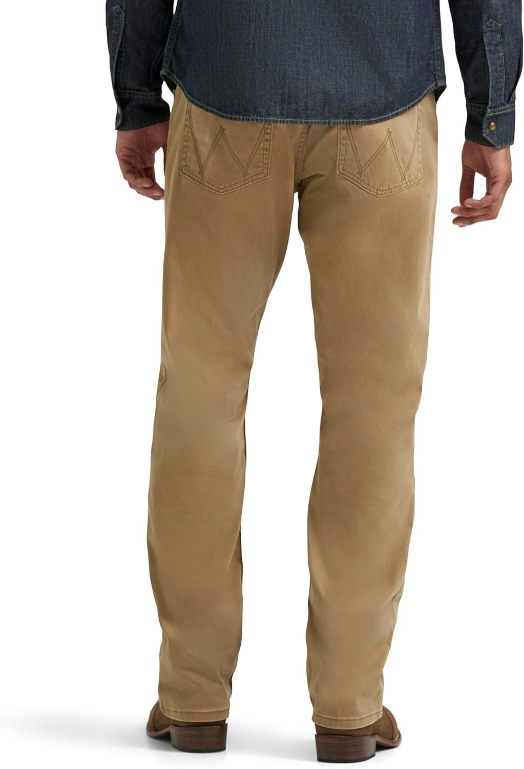 imageWrangler Mens Free to Stretch Straight Fit JeanAcorn