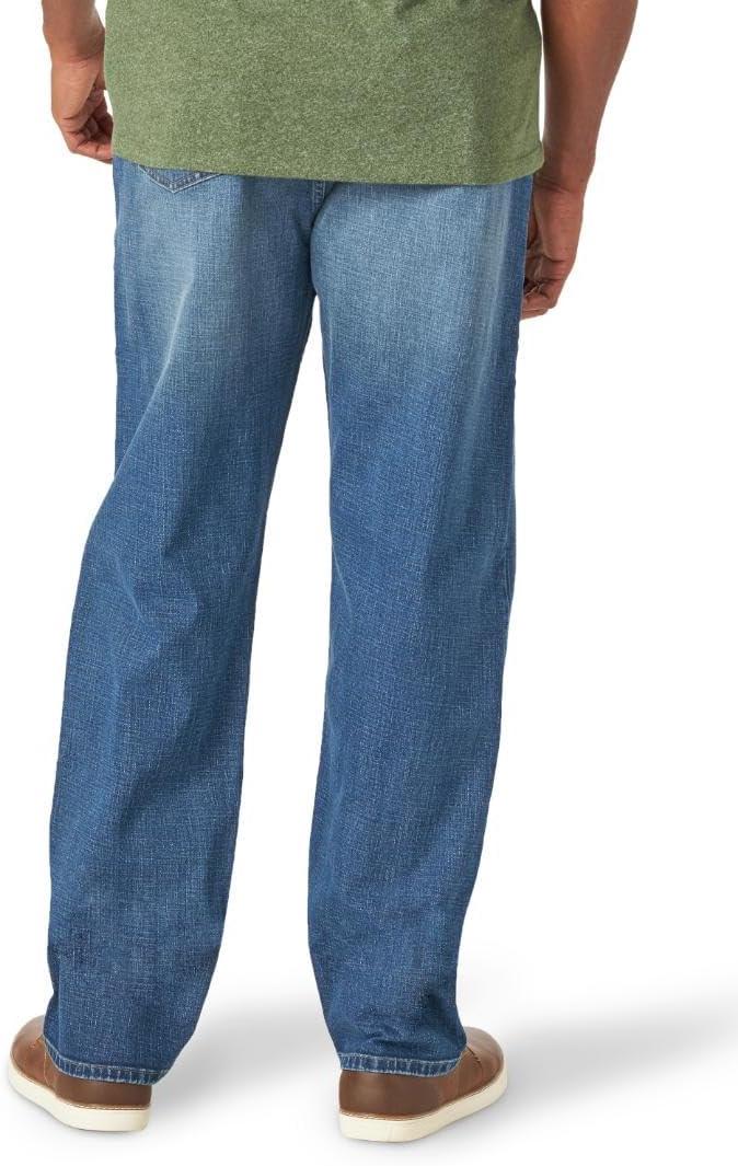 imageWrangler Mens FreetoStretch Relaxed Fit JeanMilwaukee
