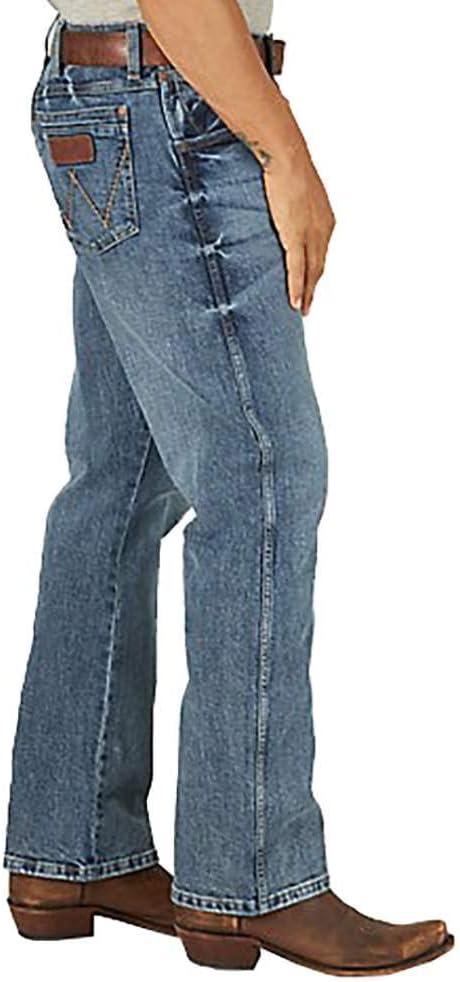 imageWrangler Mens Retro Limited Edition Relaxed Fit Boot Cut JeanGreeley