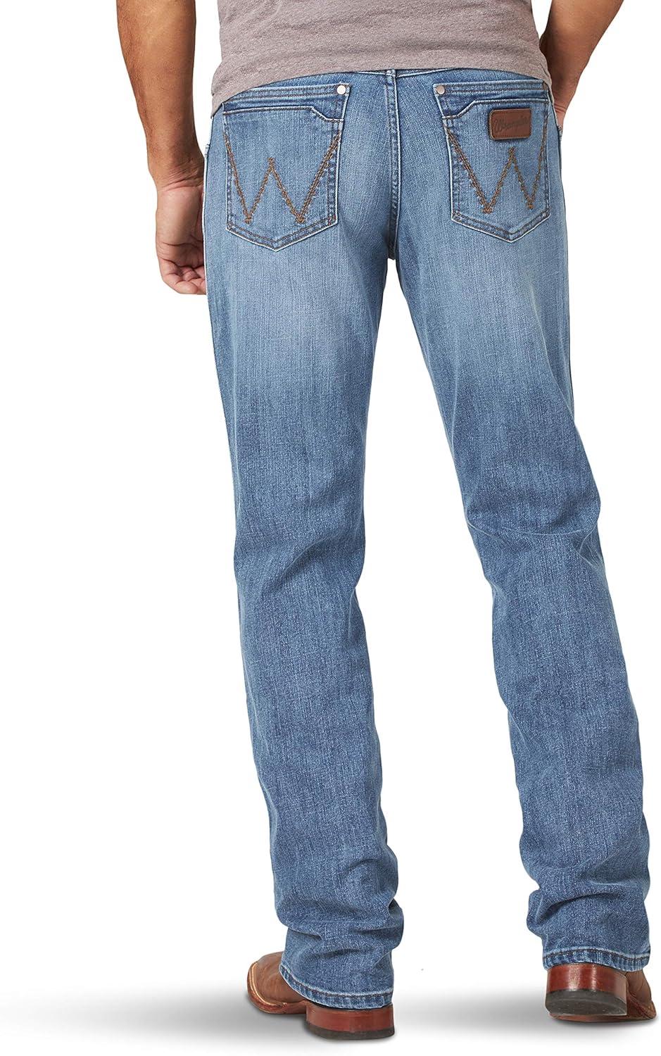 imageWrangler Mens Retro Limited Edition Relaxed Fit Boot Cut JeanKingston