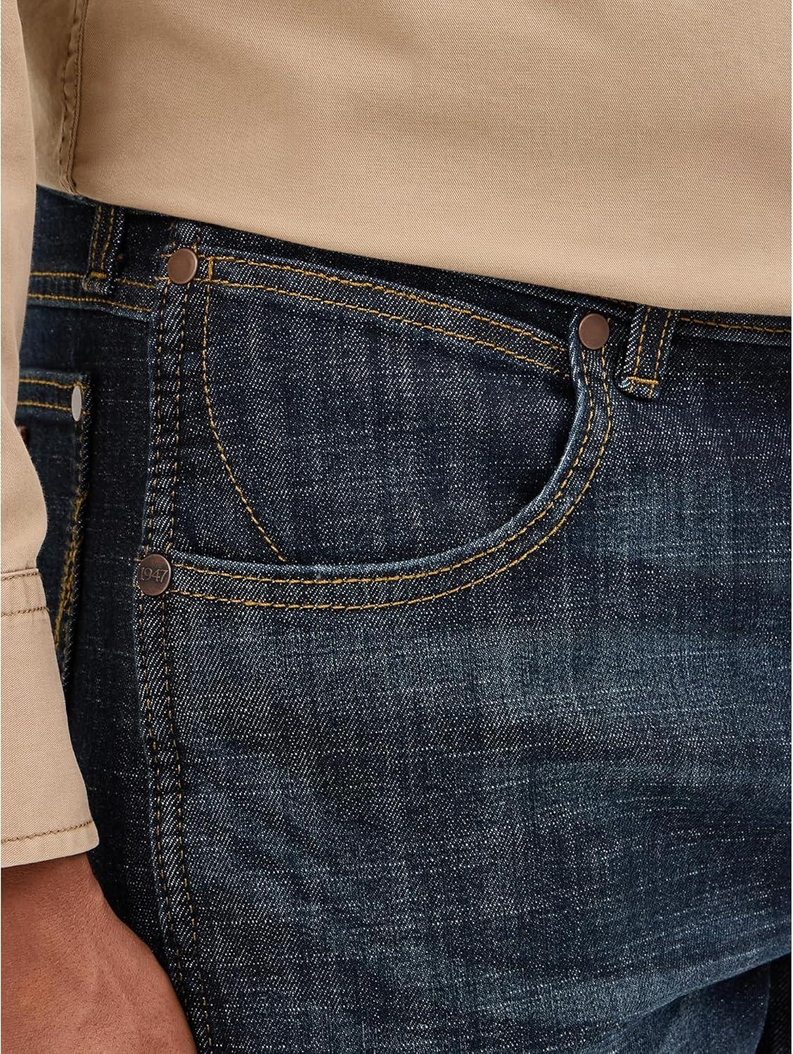 imageWrangler Mens Retro Slim Fit Boot Cut JeanDax