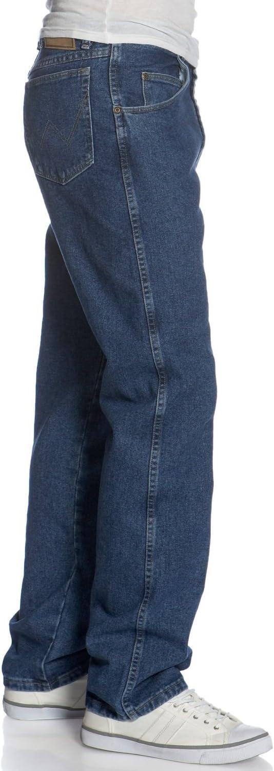 imageWrangler Mens Retro Slim Fit Straight Leg JeanAntindigo