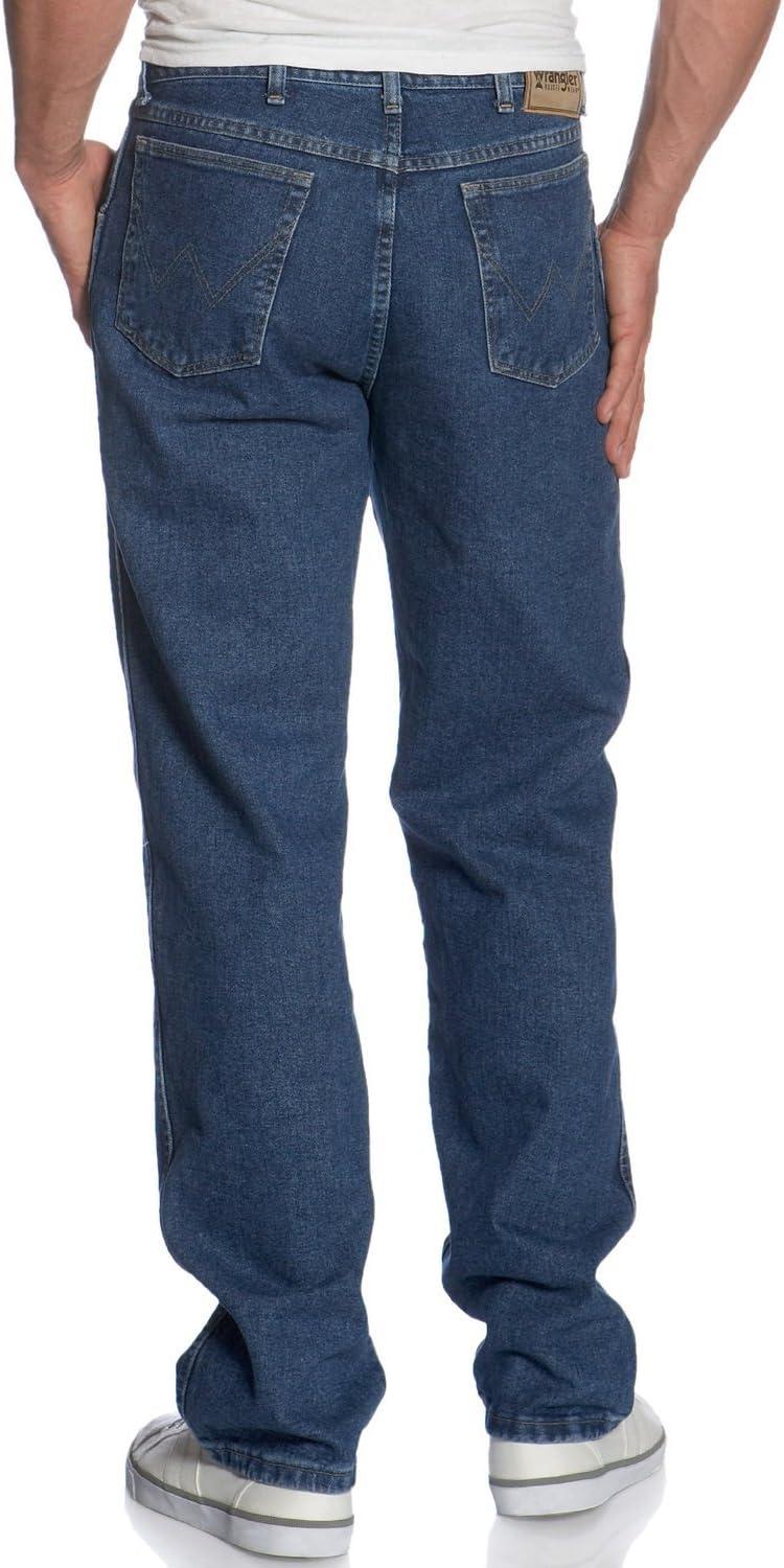 imageWrangler Mens Retro Slim Fit Straight Leg JeanAntindigo