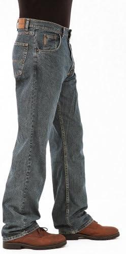 imageWrangler Mens Retro Slim Fit Straight Leg JeanGrayed Indigo