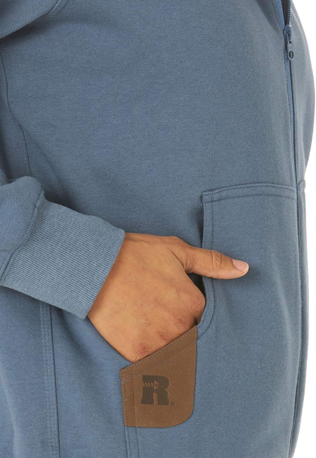 imageWrangler Riggs Workwear Womens FullZip Hoodie SweatshirtBlue Sea