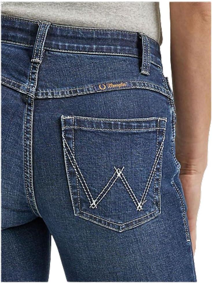 imageWrangler Womens Premium Patch Mae Sits Above Hip JeanBlue