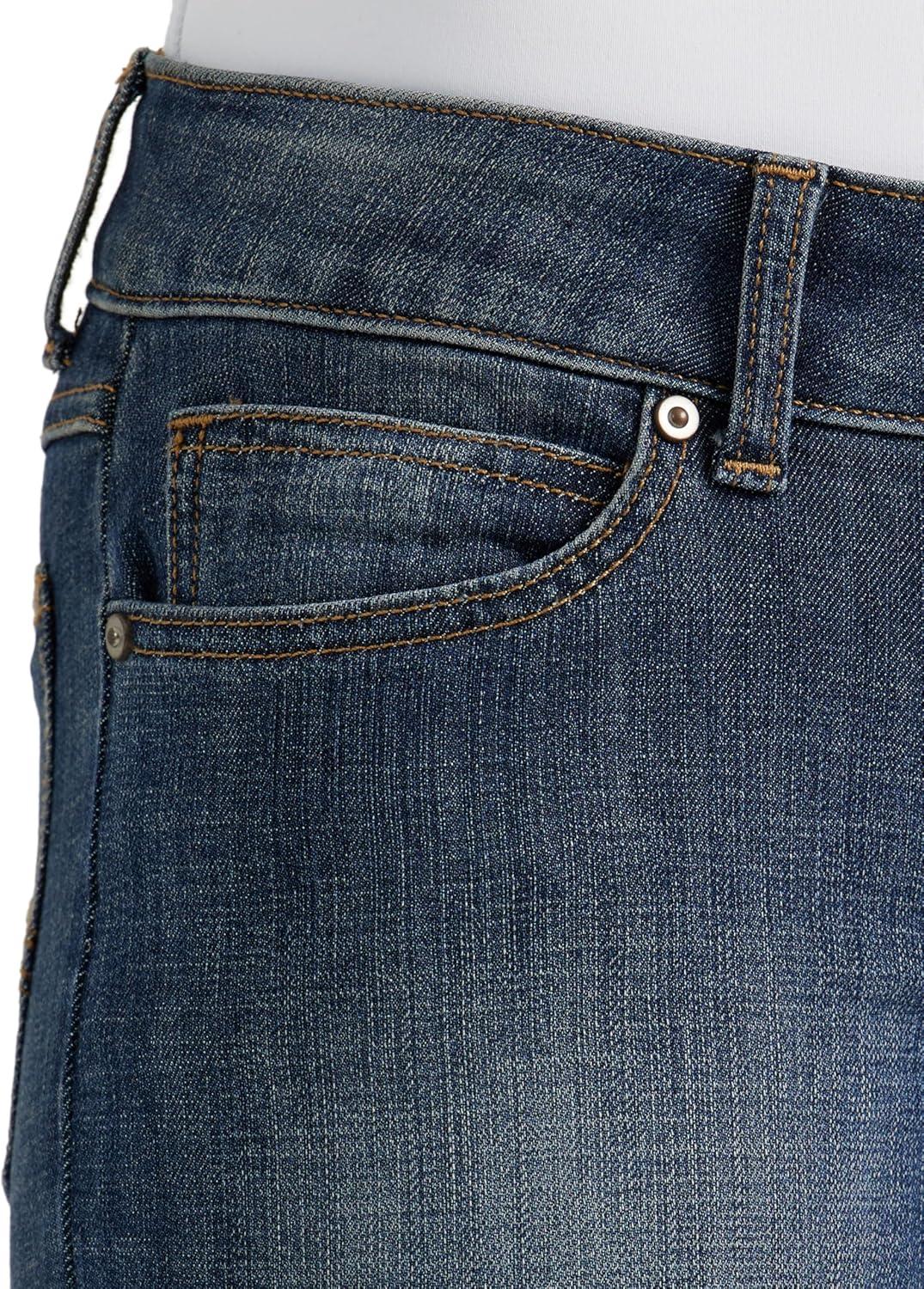 imageWrangler Womens Western Mid Rise Stretch Boot Cut JeanMid Wash