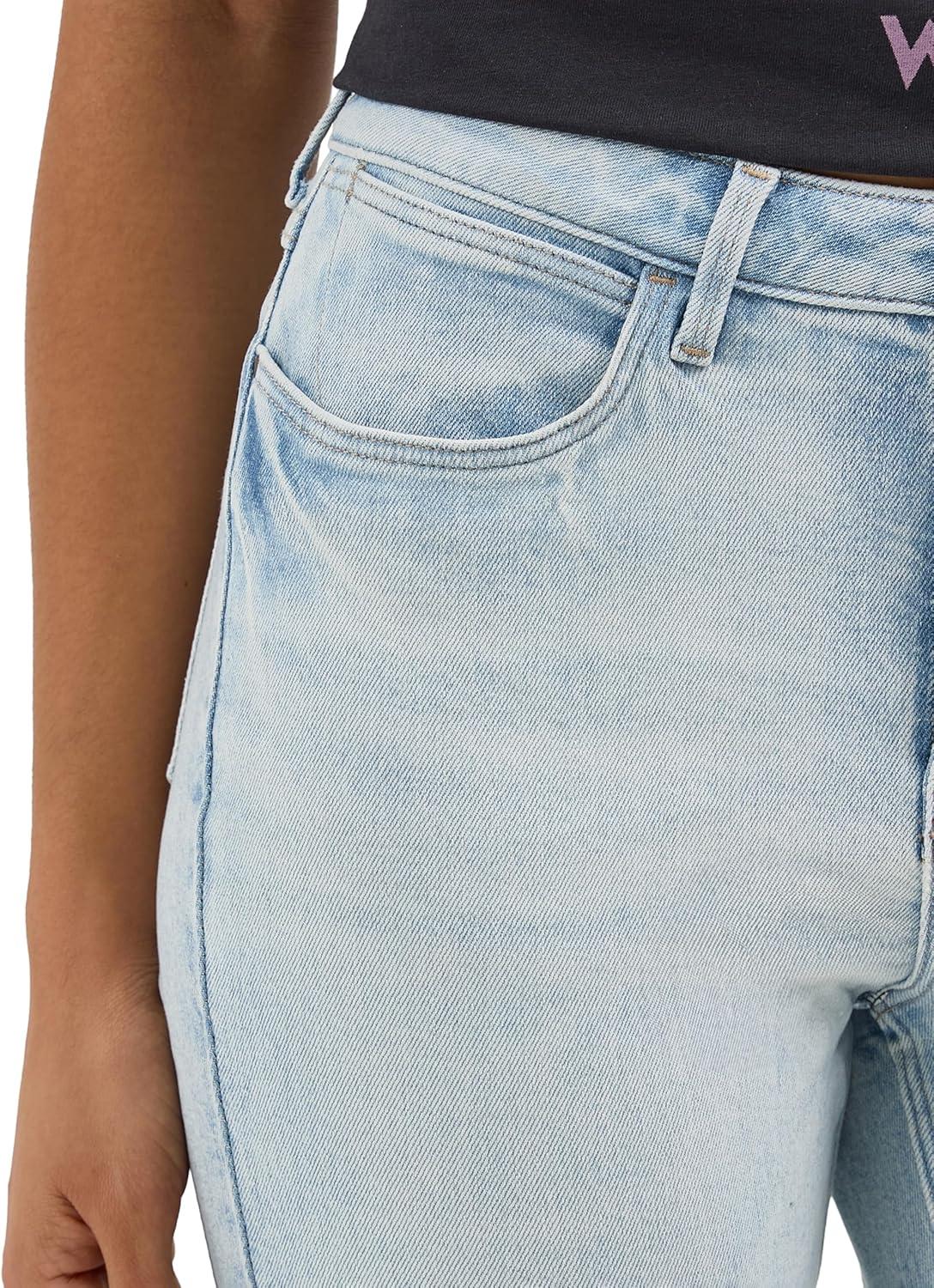 imageWrangler Womens Womens High Rise Bold Boot JeanFinn