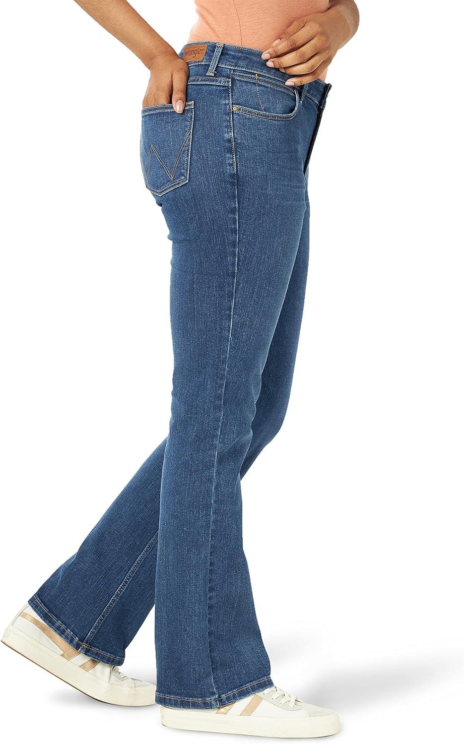 imageWrangler Womens Womens High Rise Bold Boot JeanHudson