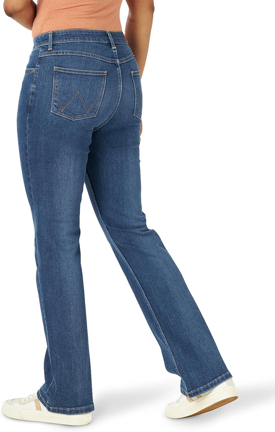 imageWrangler Womens Womens High Rise Bold Boot JeanHudson