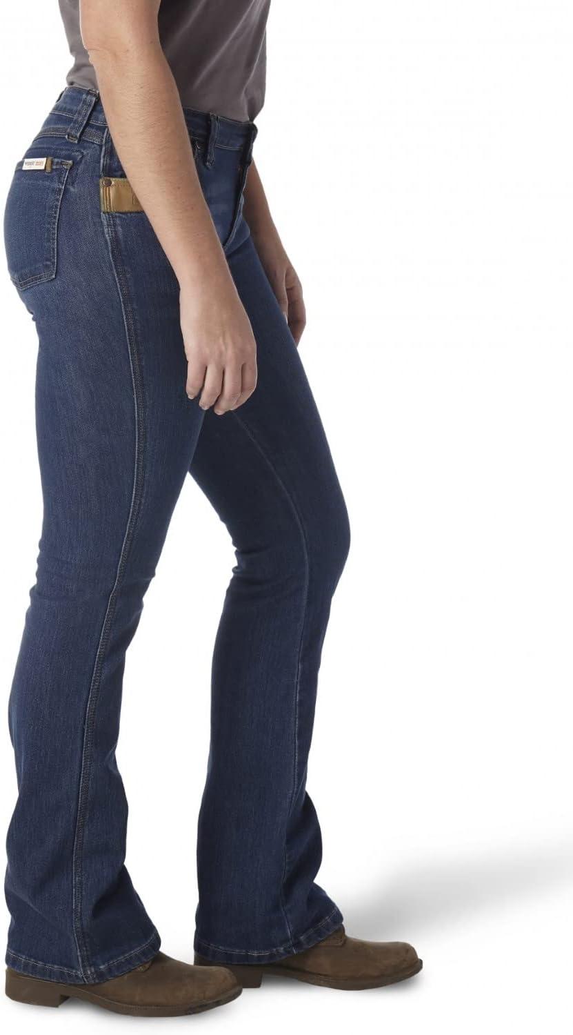 imageWrangler Womens Womens High Rise Bold Boot JeanLight Stone