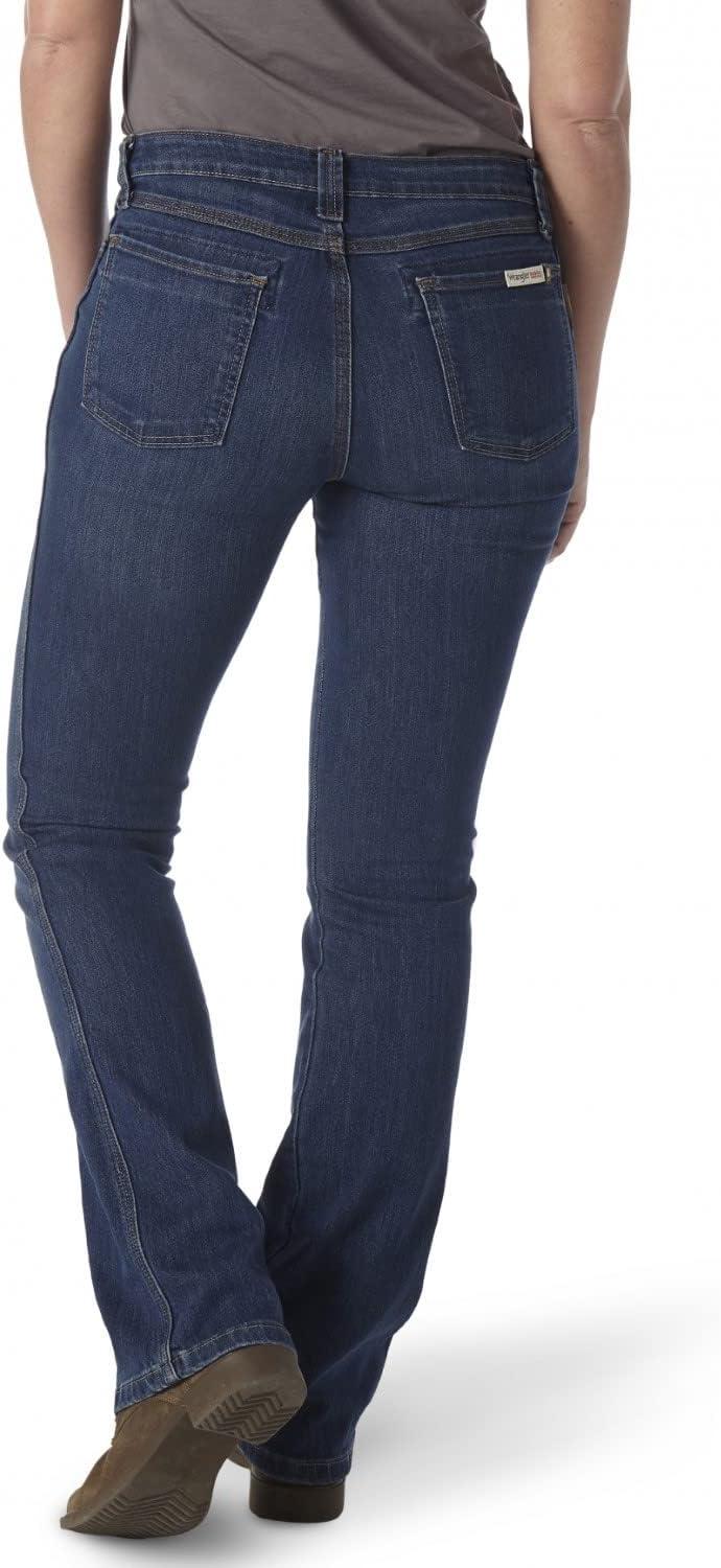 imageWrangler Womens Womens High Rise Bold Boot JeanLight Stone