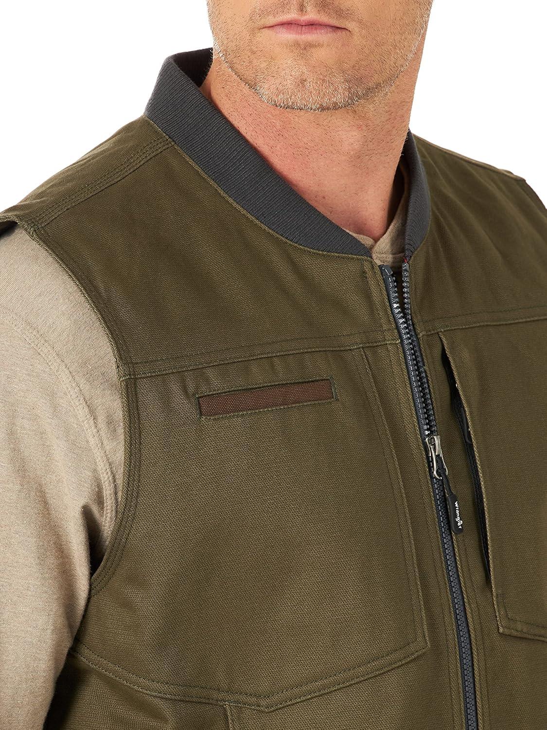 imageWrangler mens Tough Layers Work VestLoden