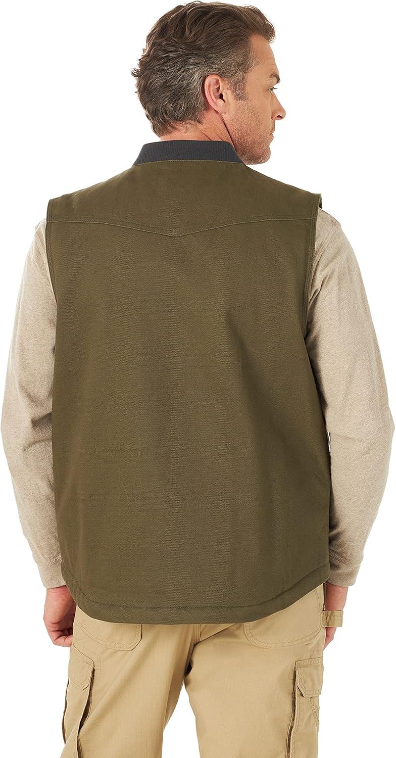 imageWrangler mens Tough Layers Work VestLoden