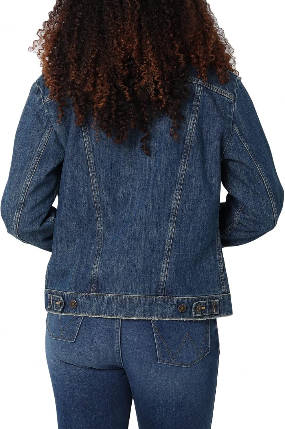 imageWrangler womens Relaxed Fit Memory Maker Jean JacketDirt Road