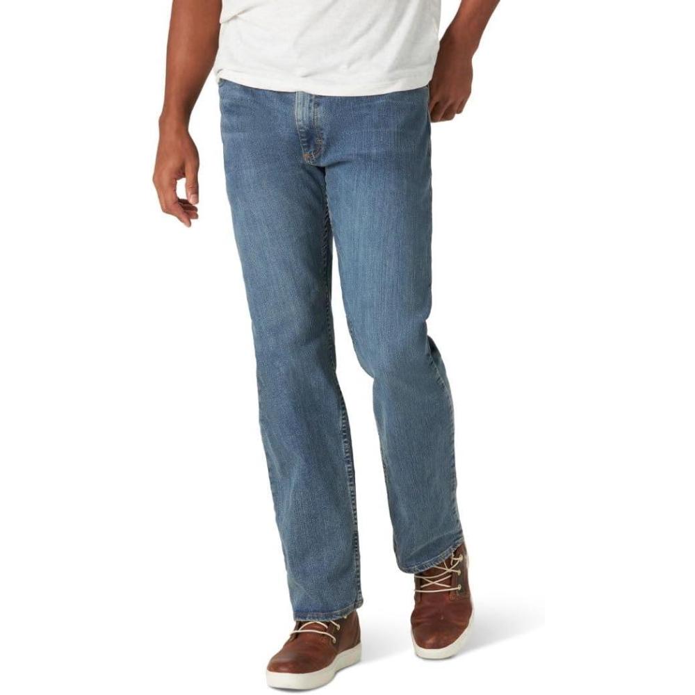imageWrangler Authentics Mens Regular Fit Comfort Flex Waist JeanSlate