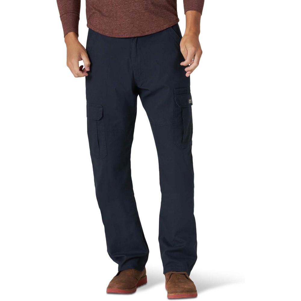 imageWrangler Authentics mens Relaxed Fit Stretch Cargo PantNavy