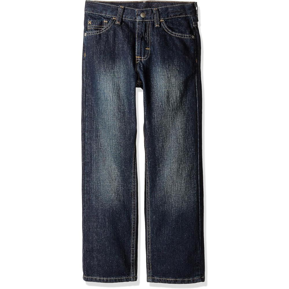 imageWrangler Boys Straight Fit JeanBlackened Indigo