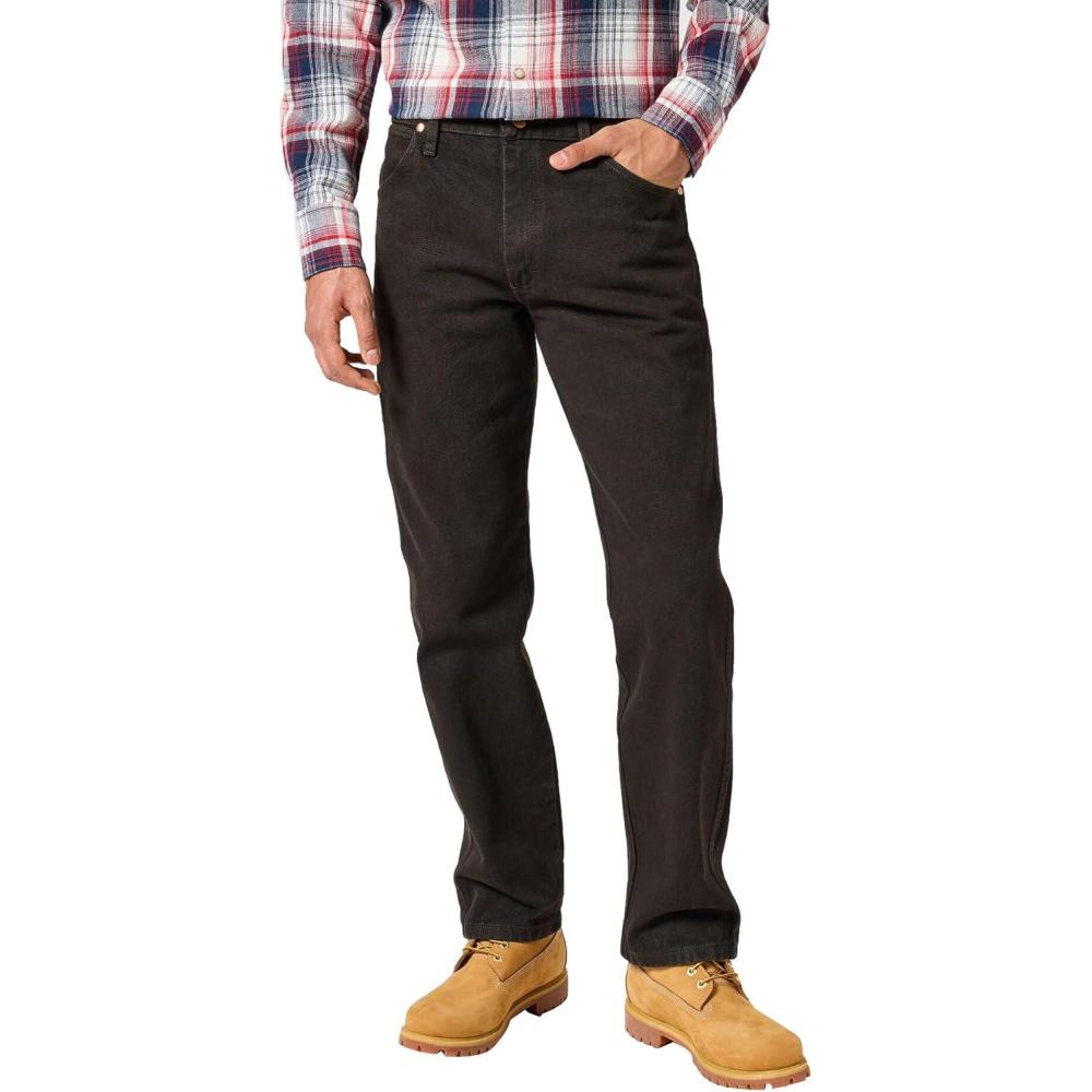 imageWrangler Mens 13MWZ Cowboy Cut Original Fit JeansChocolate