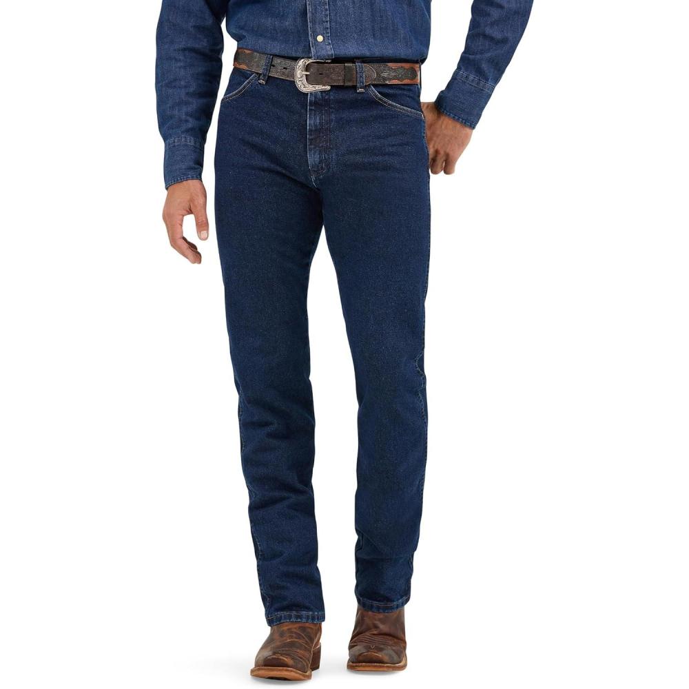 imageWrangler Mens 13MWZ Cowboy Cut Original Fit JeansDark Stone