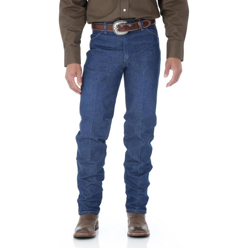 imageWrangler Mens 13MWZ Cowboy Cut Original Fit JeansIndigo Rigid