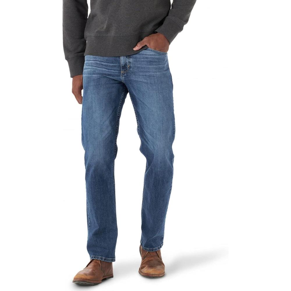 imageWrangler Mens FreetoStretch Relaxed Fit JeanKnox
